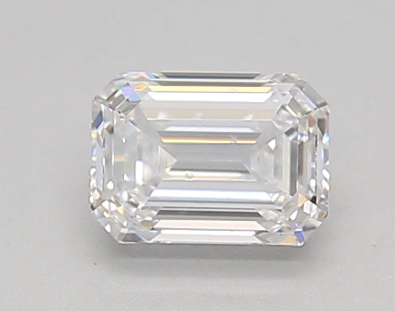 0.50 CT D Color Emerald Cut Lab-Grown Diamond, IGI Certified, VS2 Clarity