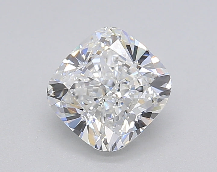 1.00 Carat Cushion HPHT Lab-Grown Diamond, IGI Certified, D Color, VS1 Clarity, Excellent Polish and Symmetry