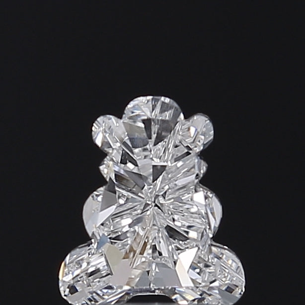 1,05 ct teddybeervormige lab gekweekte diamant, e kleur, vs1 duidelijkheid