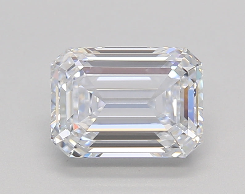 1.50 CT Lab-Grown Emerald Cut Diamond - IGI Certified, VS1 Clarity, D Color