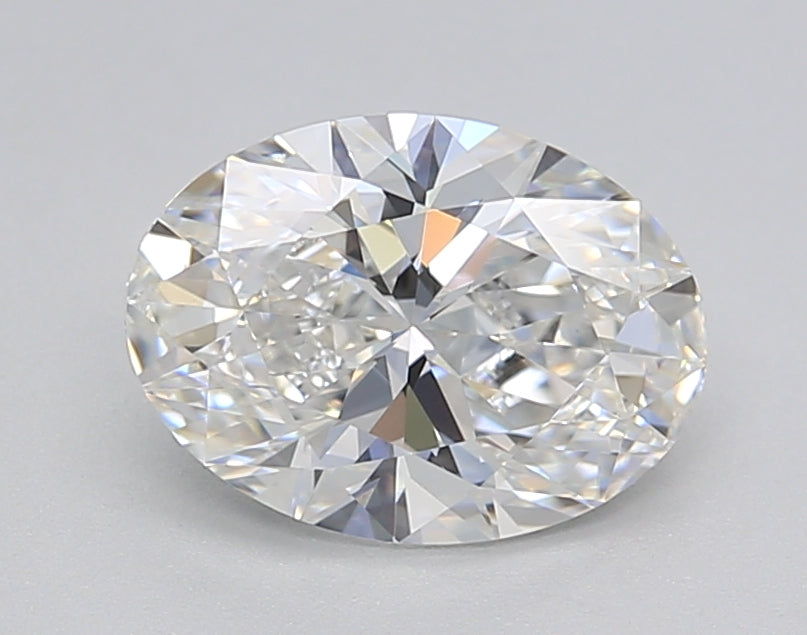 1.50 CT Oval Lab-Grown Diamond - IGI Certified, E Color, VS1 Clarity