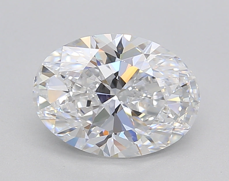 1.50 CT Oval Lab-Grown Diamond - IGI Certified, VS1 Clarity, D Color