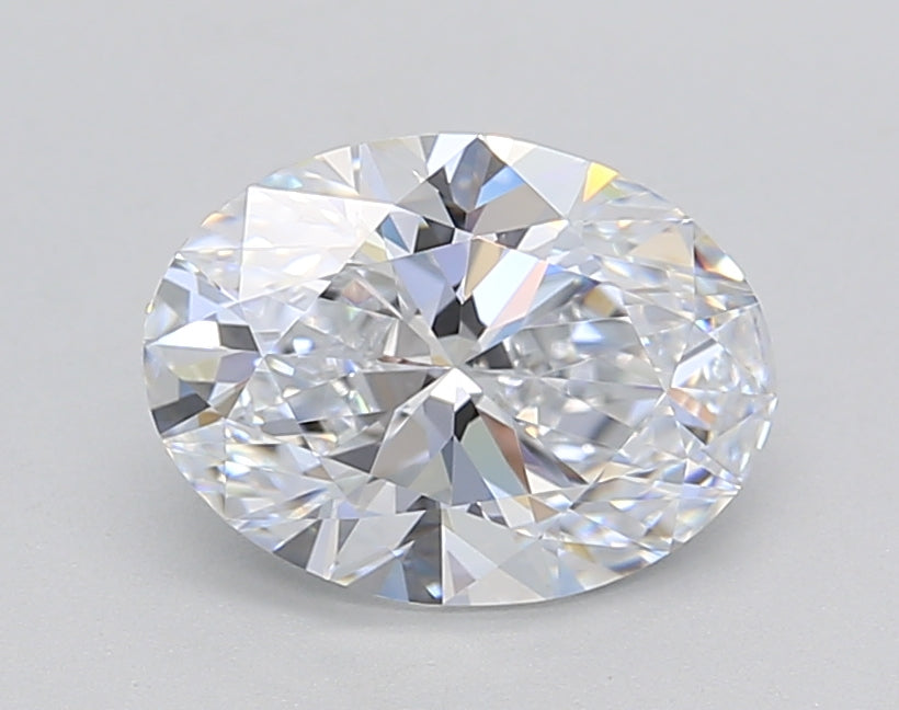 1.50 CT Oval Lab-Grown Diamond - IGI Certified, VS1 Clarity, D Color