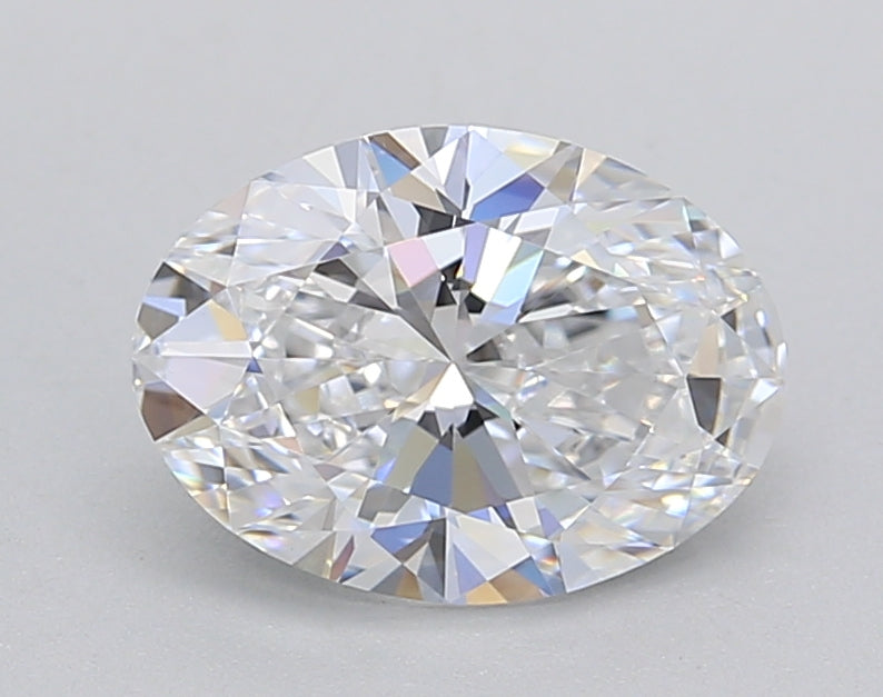 1.50 CT Oval Lab-Grown Diamond - IGI Certified, VS1 Clarity, D Color