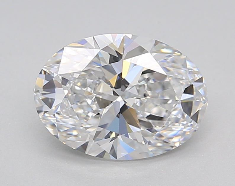 1.50 CT Oval Lab-Grown Diamond: IGI Certified, D Color, VVS2 Clarity