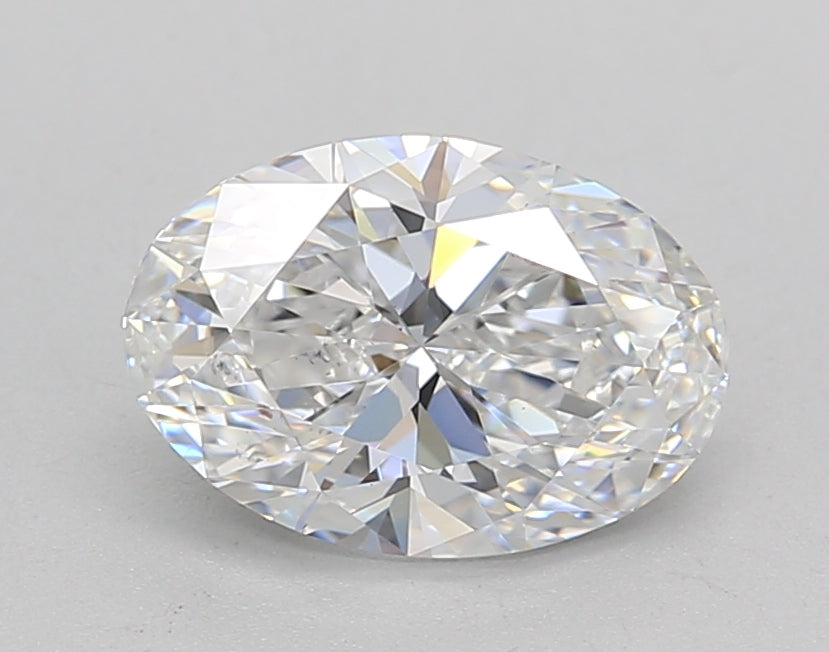 1.50 CT Oval Lab Grown Diamond - D SI1 - IGI Certified