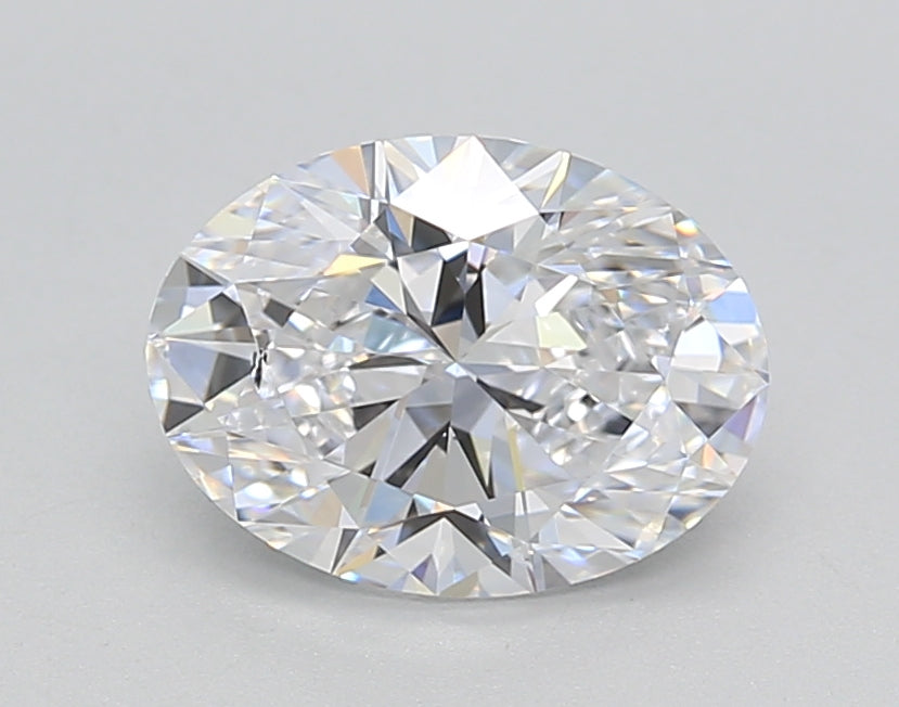 1.50 CT Oval Lab Grown Diamond - D SI1 - IGI Certified
