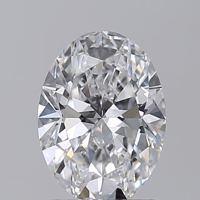 1.50 CT Oval Lab Grown Diamond - IGI Certified, D Color, VS1 Clarity