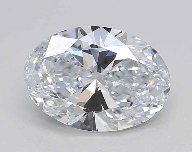 1.50 CT Oval Lab Grown Diamond: IGI Certified, F Color, VVS2 Clarity