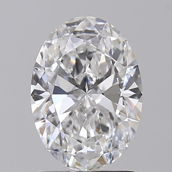 1.51 CT Oval Cut Lab Grown Diamond, IGI Certified, D Color, VS1