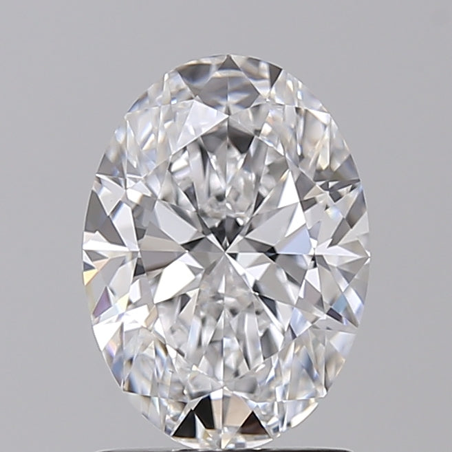 1.51 ct IGI Certified Oval Cut Lab Grown Diamond, D Color, VS1 Clarity