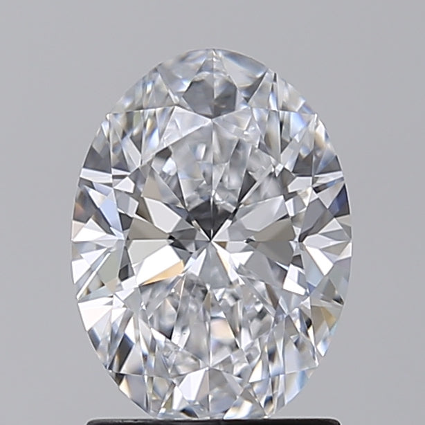 1.51 ct IGI Certified Oval Cut Lab Grown Diamond, D Color, VS1 Clarit