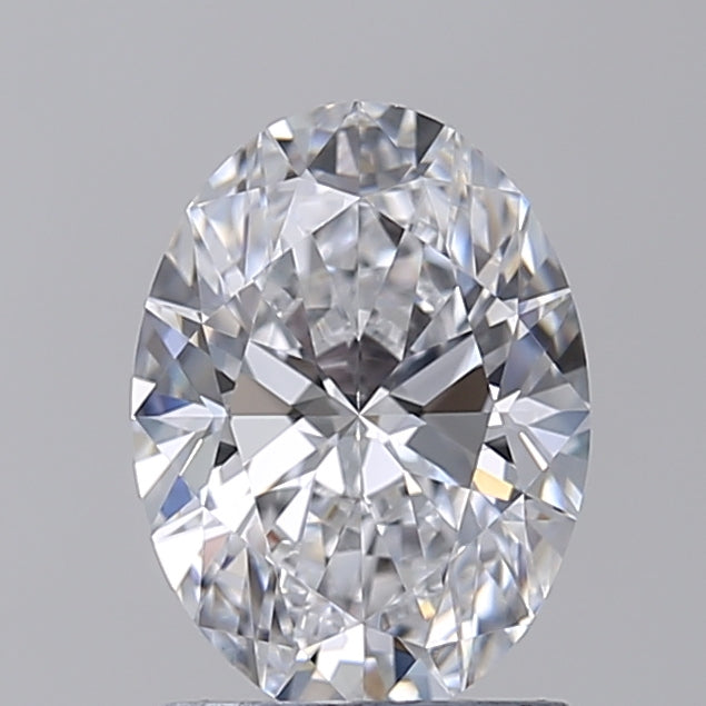 1.55 CT Oval Cut Lab-Grown Diamond - IGI Certified, VVS1 Clarity, D Color