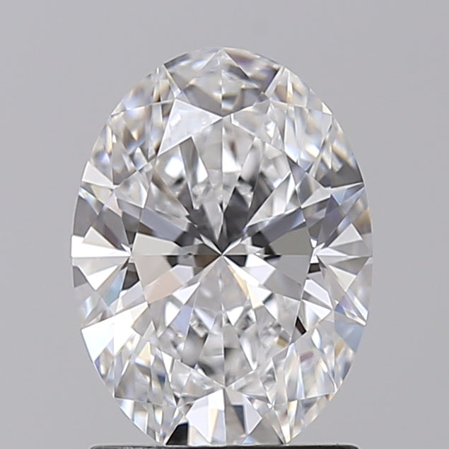 1.55 CT Oval Cut Lab-Grown Diamond - IGI Certified, VVS1, D Color