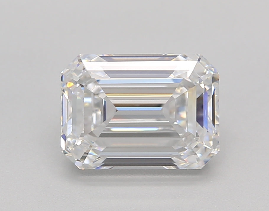 2.00 CT Lab-Grown Emerald Cut Diamond - IGI Certified, E Color, VS2 Clarity