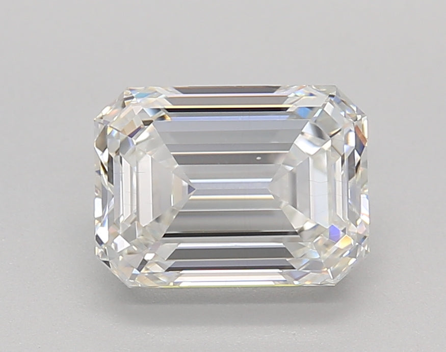 2.00 CT Lab-Grown Emerald Cut Diamond - IGI Certified, F Color, VS2 Clarity