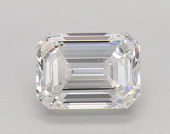 2.00 CT Lab-Grown Emerald Cut Diamond - IGI Certified, F Color, VS2 Clarity