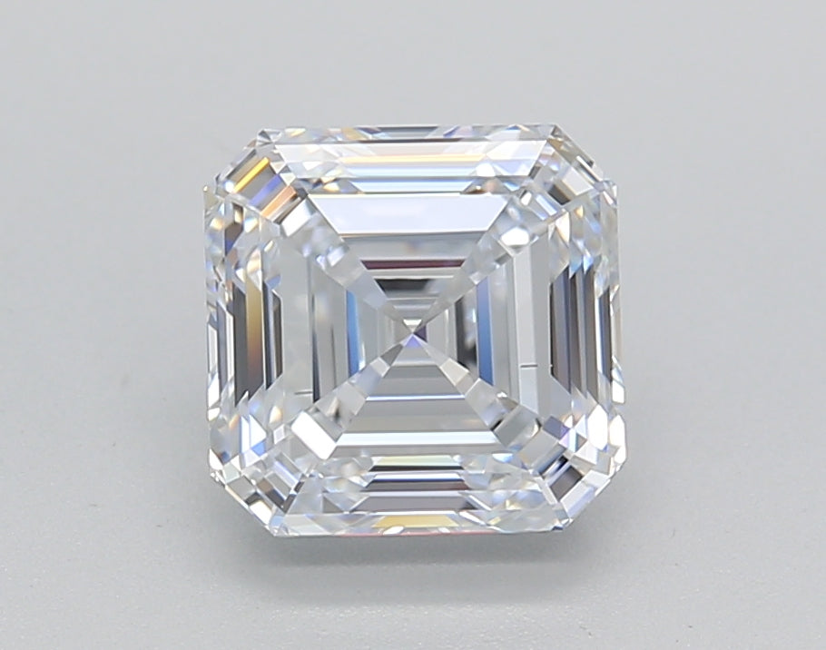 2.00 CT Square Emerald Lab Grown Diamond | IGI Certified, E Color, VS2 Clarity