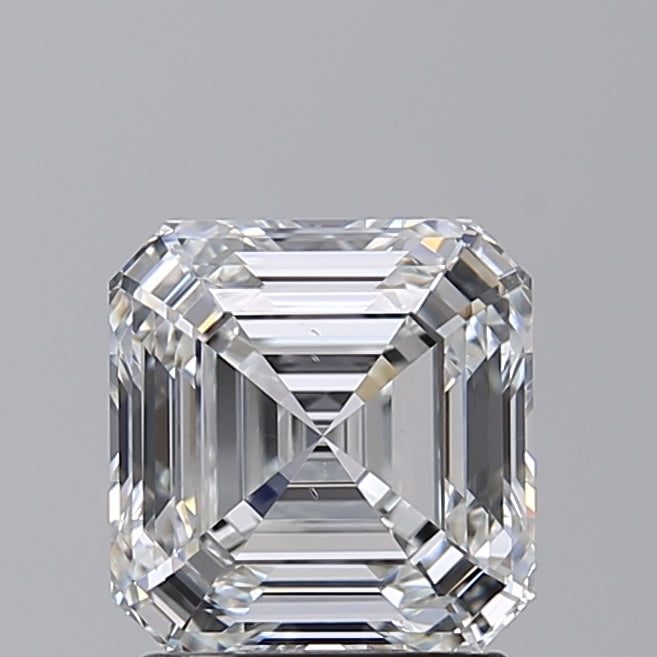 2.00 CT Square Emerald Lab Grown Diamond | IGI Certified, E Color, VS2 Clarity