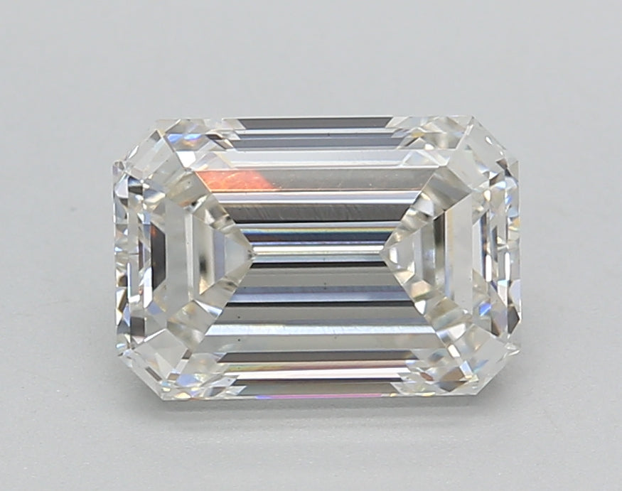 2.00 ct. Emerald Cut CVD Lab Grown Diamond: IGI Certified, F Color, VS1 Clarity