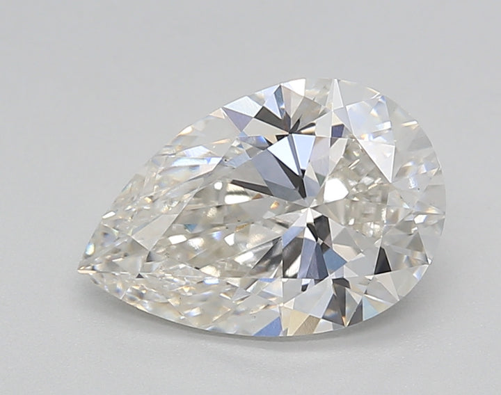 2.00 ct. Pear Cut CVD Lab Grown Diamond: IGI Certified, G Color, VS1 Clarity