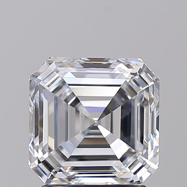 2.01 CT Square Emerald Cut Lab-Grown Diamond - IGI Certified, VVS1, E Color