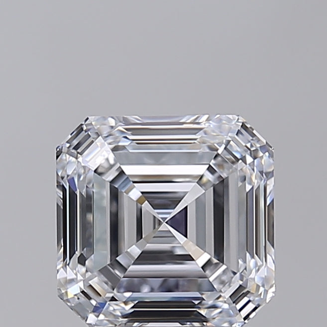2.04 CT Square Emerald Cut Lab-Grown Diamond - IGI Certified, VVS2, D Color