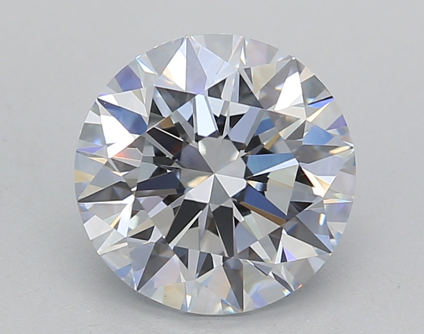 2.36 ct Round Cut HPHT Lab Grown Diamond, IGI Certified, VVS2, H Color