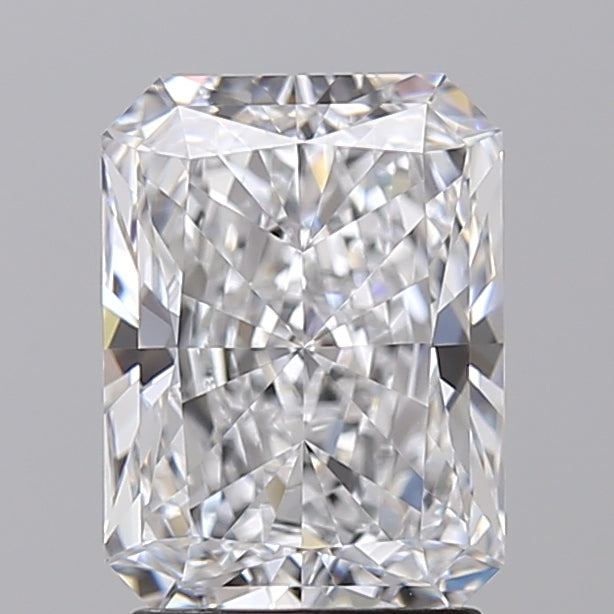 2.57 Carat Radiant Lab Grown Diamond, IF/D