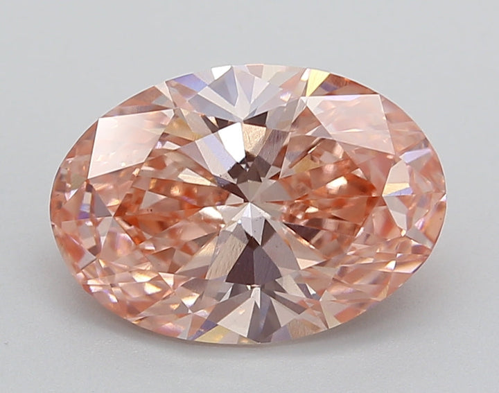 3.04 CT Oval Cut Lab-Grown Diamond, Fancy Vivid Blue Color, VS2 Clarity, IGI Certified