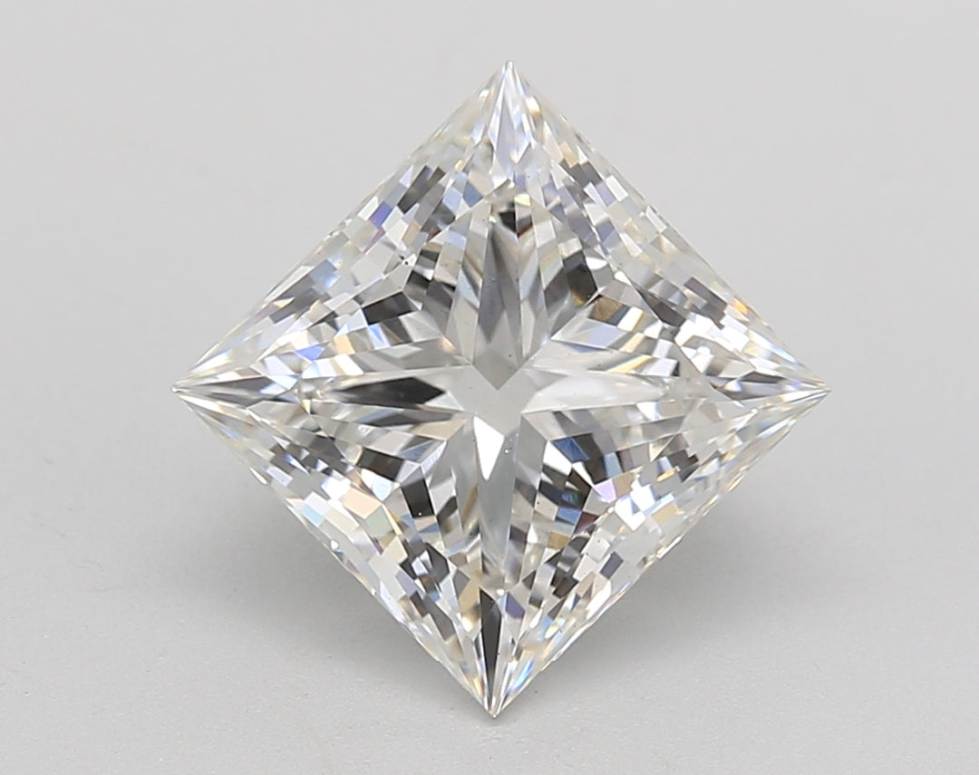 3.22 CT Princess Cut Lab-Grown Diamond - IGI Certified, H Color, VS1 Clarity