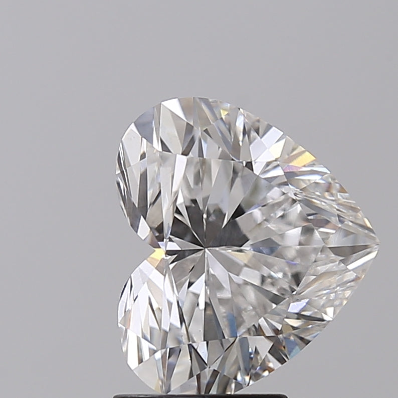3.26 CT Heart-Cut Lab-Grown Diamond - IGI Certified, E Color, VS1 Clarity