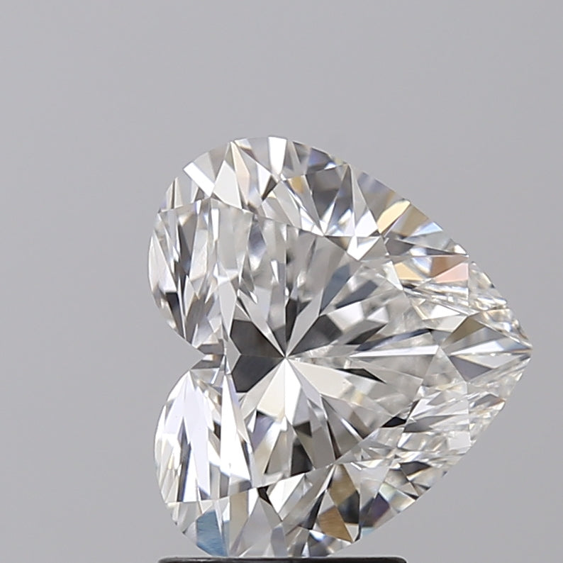 3.34 CT Heart-Cut Lab-Grown Diamond - IGI Certified, F Color, VVS2 Clarity