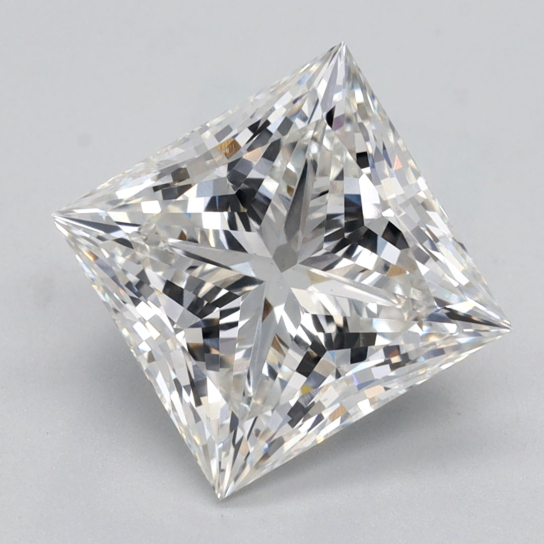 3.34 CT Princess Cut Lab-Grown Diamond - IGI Certified, G Color, VS1 Clarity
