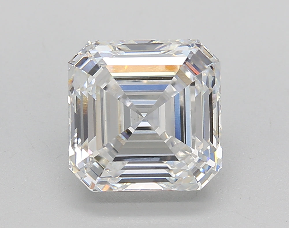 3.43 ct. CVD Lab-Grown Diamond, Square Emerald Cut, E Color, VS1 Clarity