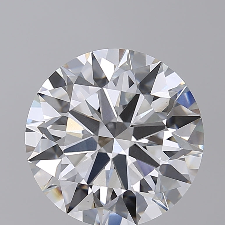 3.72 CT Round Lab-Grown Diamond, IGI Certified, F Color, VS1 Clarity