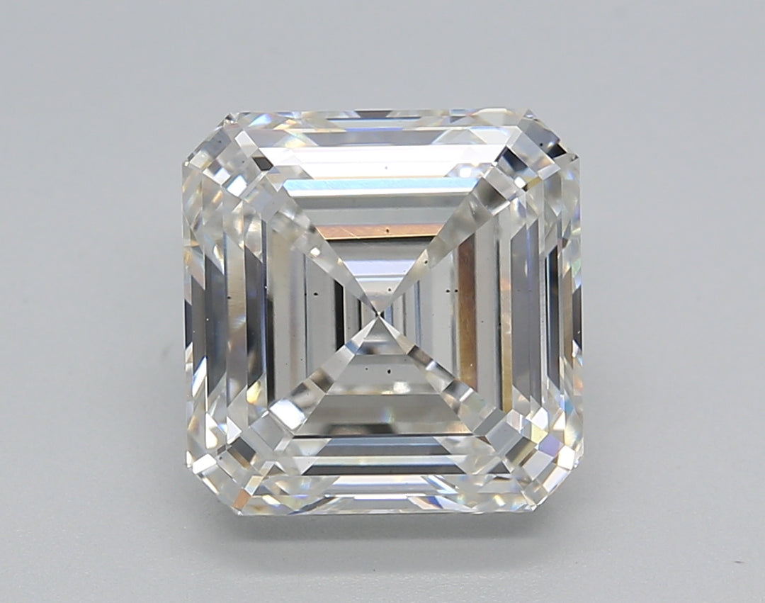 4.05 ct. CVD Lab-Grown Diamond, Square Emerald Cut, G Color, SI1 Clarity