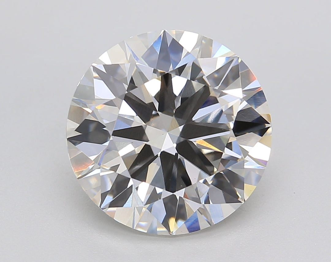 5.21 CT Round Lab-Grown Diamond, I Color, VS1 Clarity - IGI Certified
