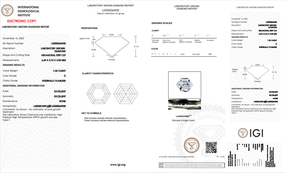 1 Carat Lab Grown Diamond