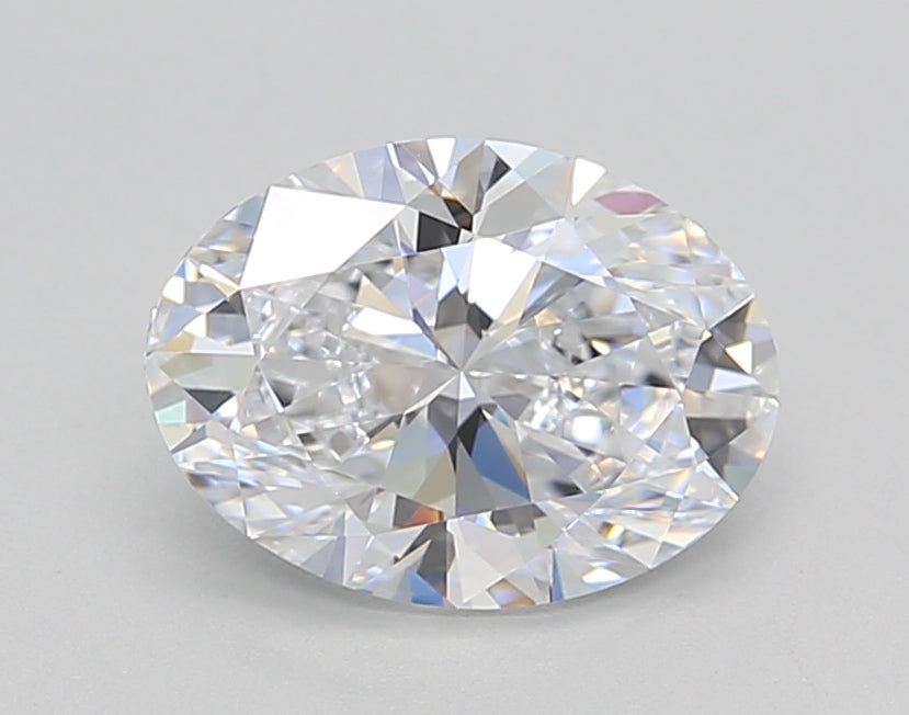 Certified 1.50 CT Oval Lab-Grown Diamond: D Color, VVS1 Clarity
