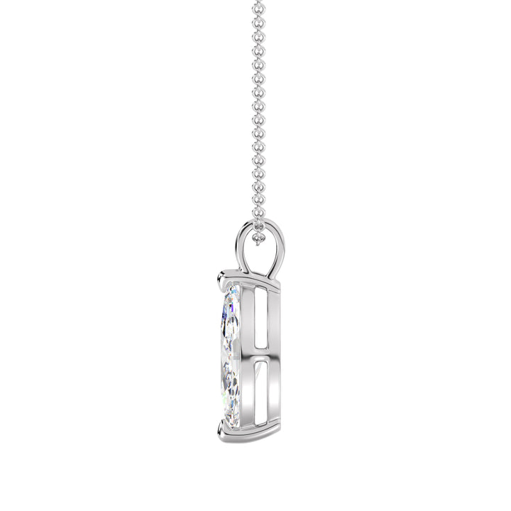 Marquise-Cut Solitaire Pendant