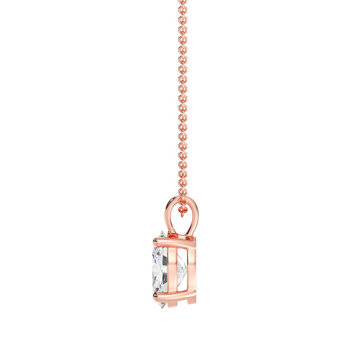 Oval-Cut Solitaire Pendant