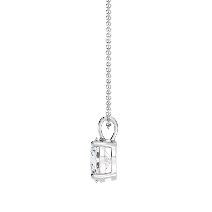 Oval-Cut Solitaire Pendant