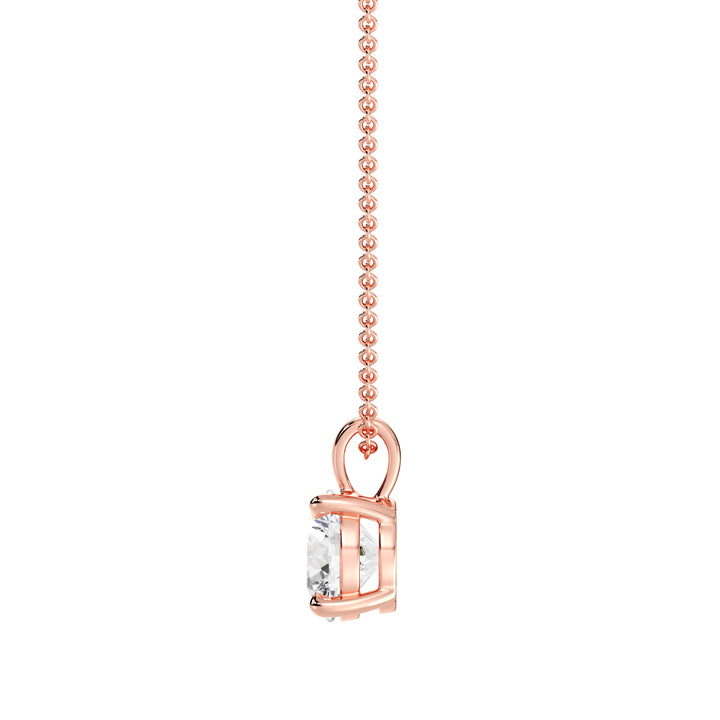 Round-Cut Solitaire Pendant