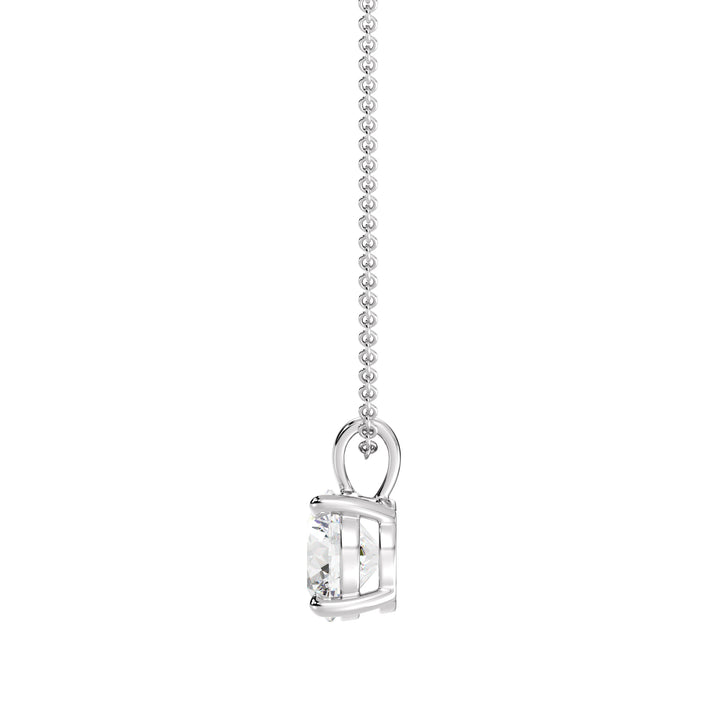 Round-Cut Solitaire Pendant