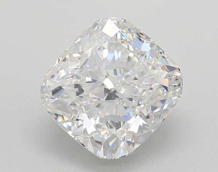 HPHT Cushion Cut Lab-Grown Diamond, 2.94 ct, F Color, VS1 Clarit