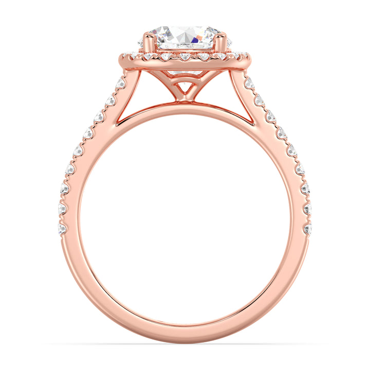 Halo Solitaire Ring