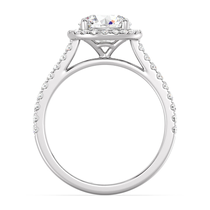 Halo Solitaire Ring