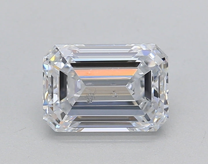IGI Certified 0.50 CT Emerald Cut Lab-Grown Diamond, F Color, SI2 Clarity