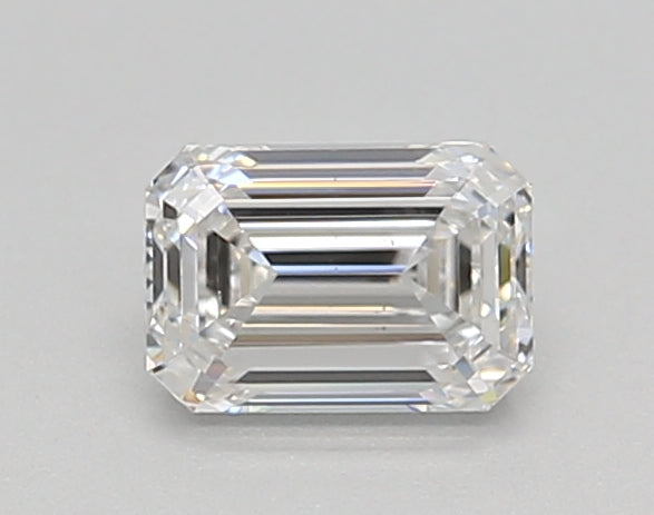 IGI Certified 0.50 CT Emerald Cut Lab-Grown Diamond, VS1, D Color